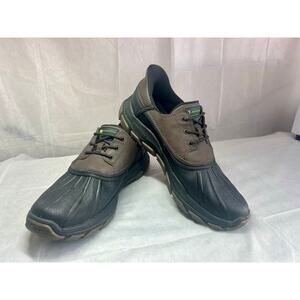Sketchers Slip-ins John Deere Waterproof Black/Brown Size 11.5 Work Shoes